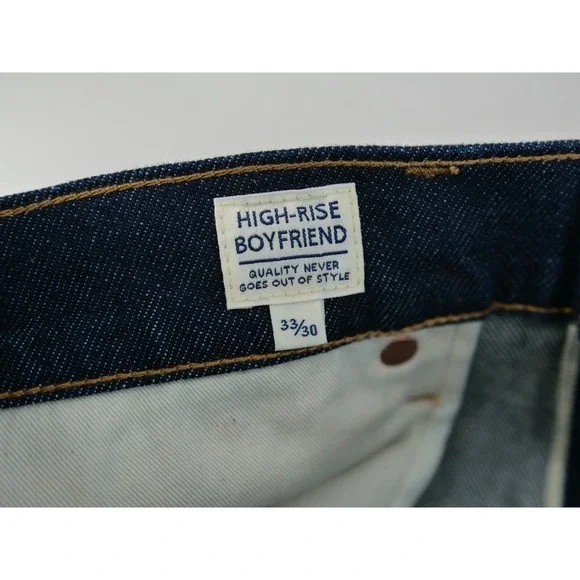 Levis‎ Japanese Denim Selvedge High Rise Boyfriend Women's Jeans 36x31